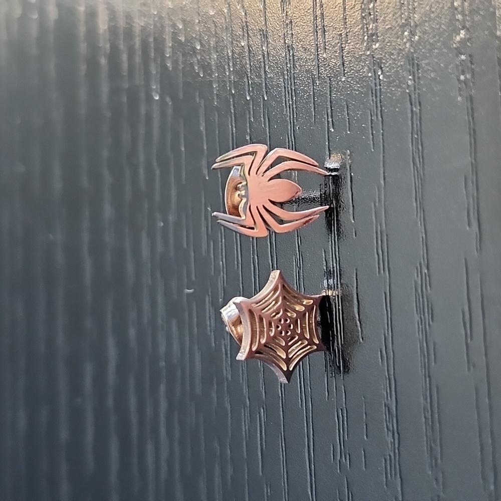 Marvel Spiderman Inspired Mismatched Earrings
